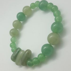 Inspirational bracelet Genuine gemstone Boho